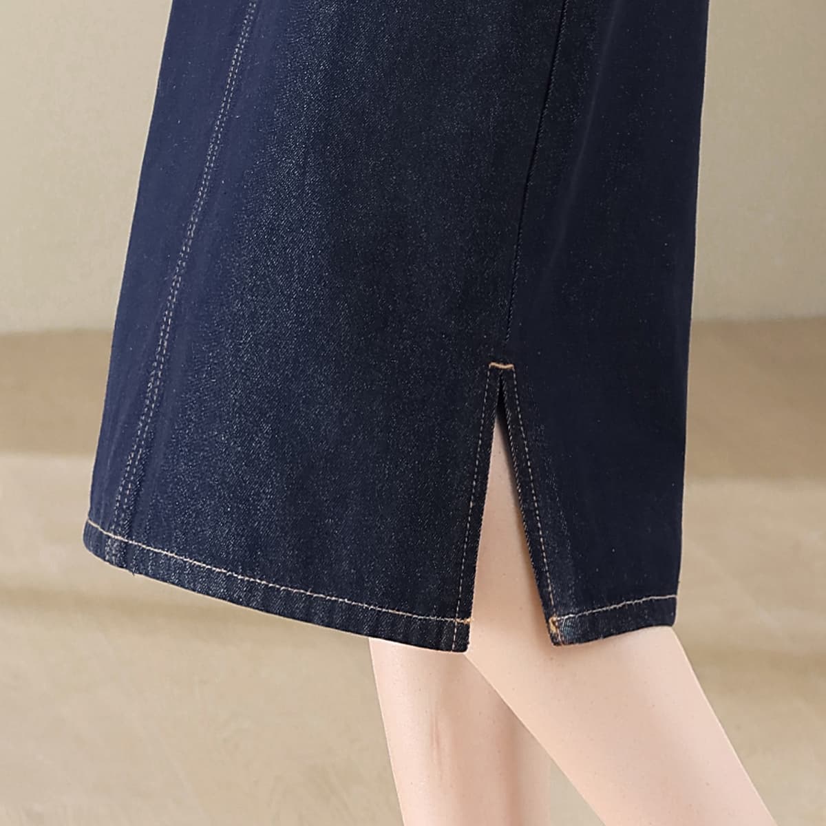 BALENO Denim Long Skirt