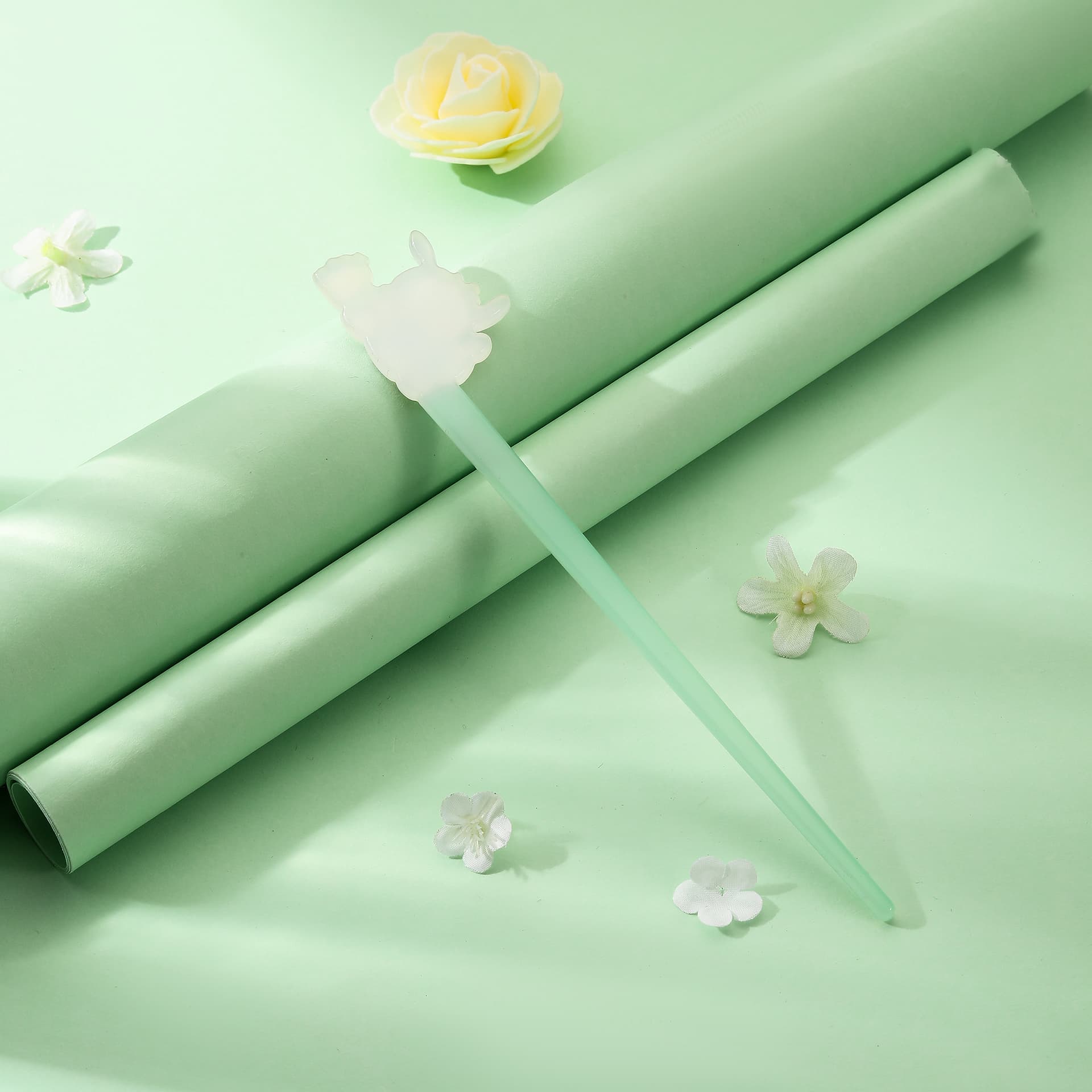 Sanrio Pochacco Hairpins Green