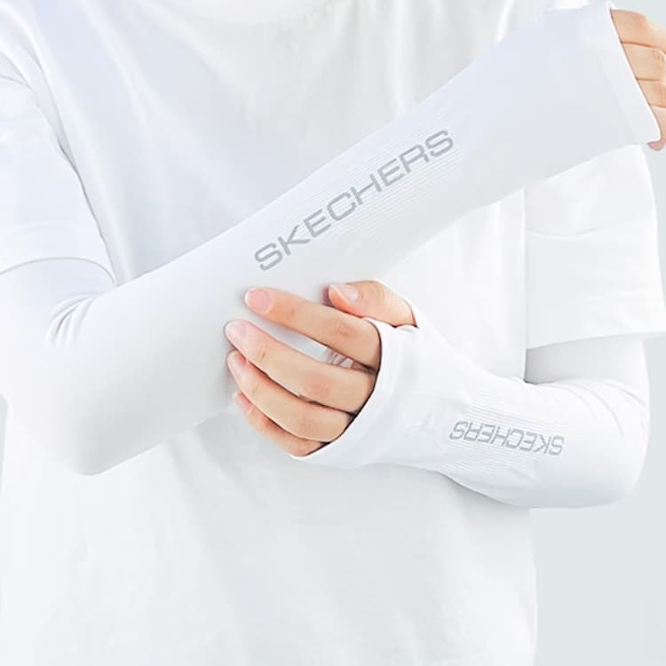 Skechers Sun Protection Sleeves White