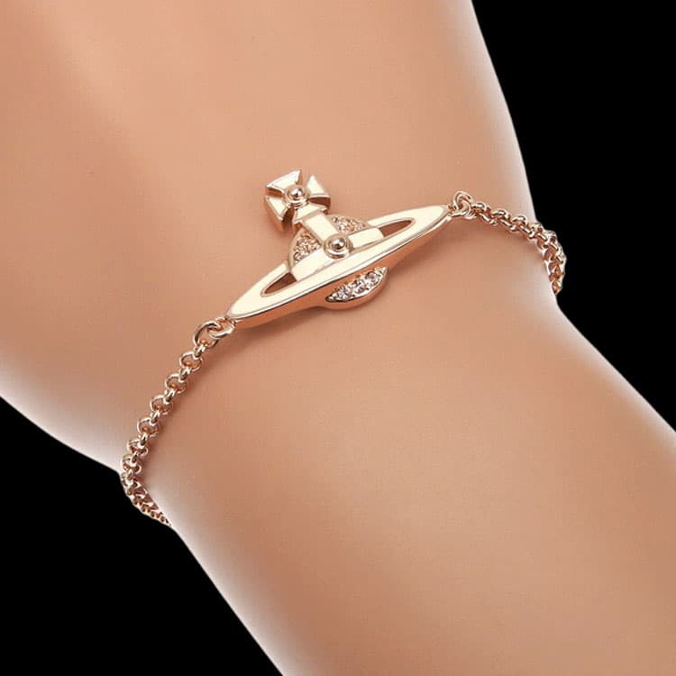 Vivienne Westwood Metal Bracelets Beige/Rose Gold