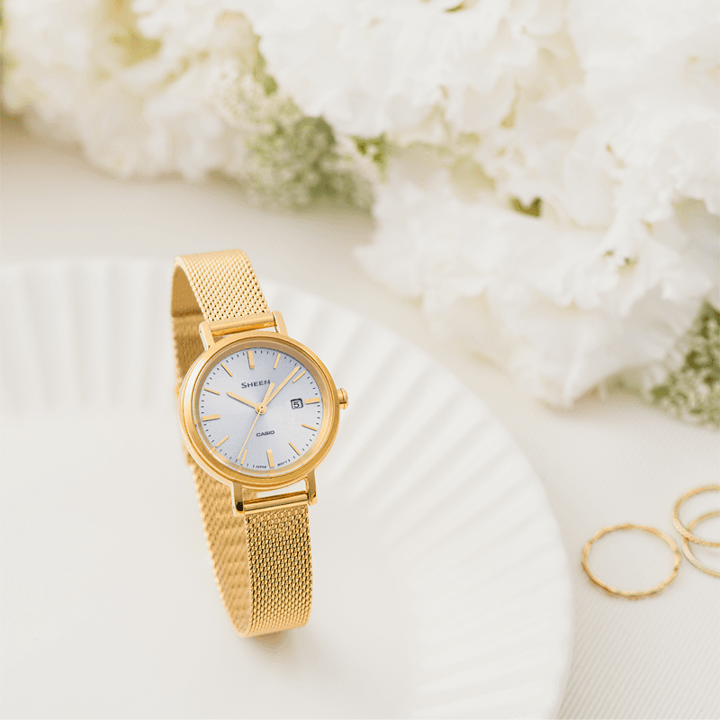 CASIO SHEEN White Watch SHSD3OOGM7A