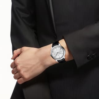 OMEGA Disc Fly Collection Elegant Automatic Mechanical Movement Watch 41mm Silver Dial