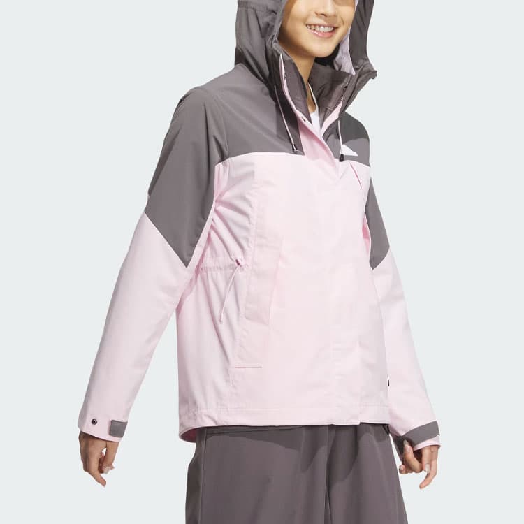 Adidas CITY ESCAPE 3 in 1 Fleece Jacket Jackets & Clear Pink