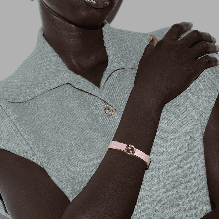 GUCCI Blondie Metal, Wristbands Light Pink
