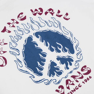 Vans 1966 T Shirts White Crew Neck Moderate Straight Fit