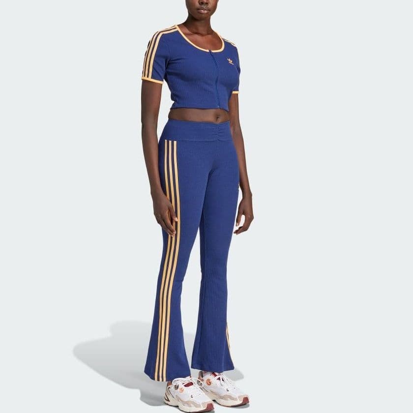 Adidas Originals Fineribbed Flared Leggings