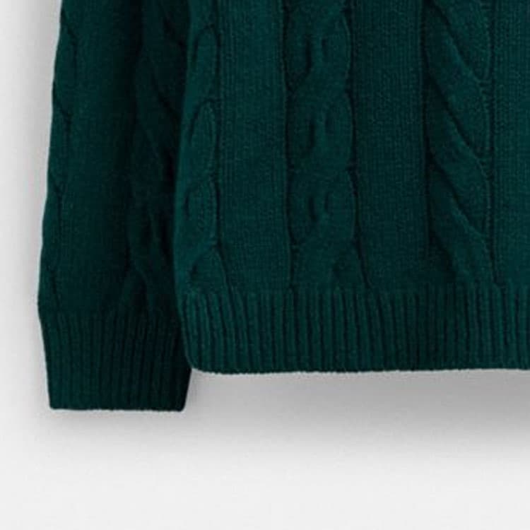 COACH Sweaters Green Vneck Moderate Straight Fit