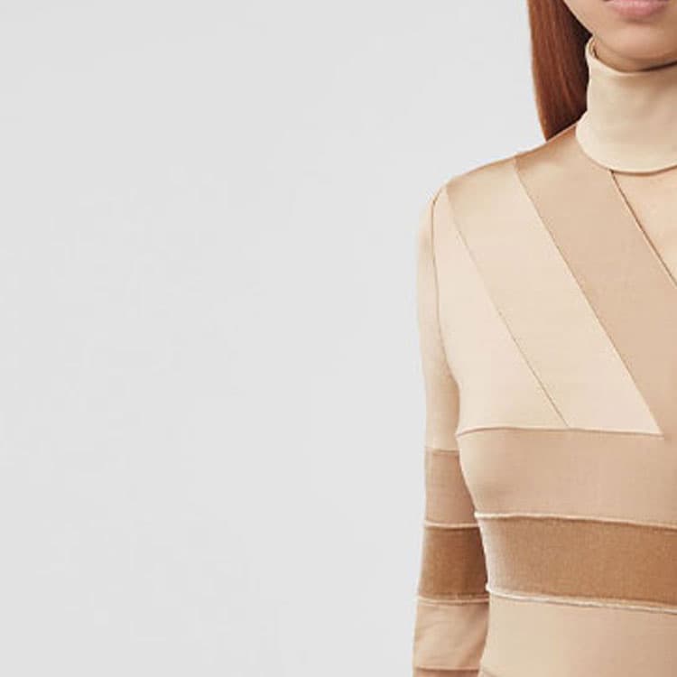Burberry Union Jack Flag Print Bodysuit 'Dark Biscuit'