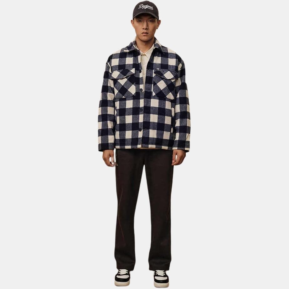 New Era Jackets Marine Blue Lapel Moderate Other