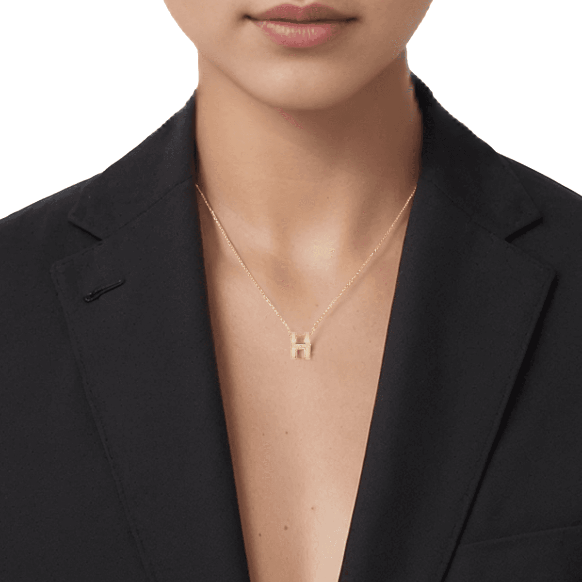 HERMES POP H Necklaces Gold Chain