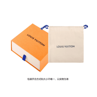 LOUIS VUITTON Initiales Canvas Metal Parts Brown Width 3cm