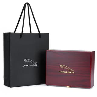 JAGUAR High End Design Automatic Buckle Business Crocodile Belt Belt Black