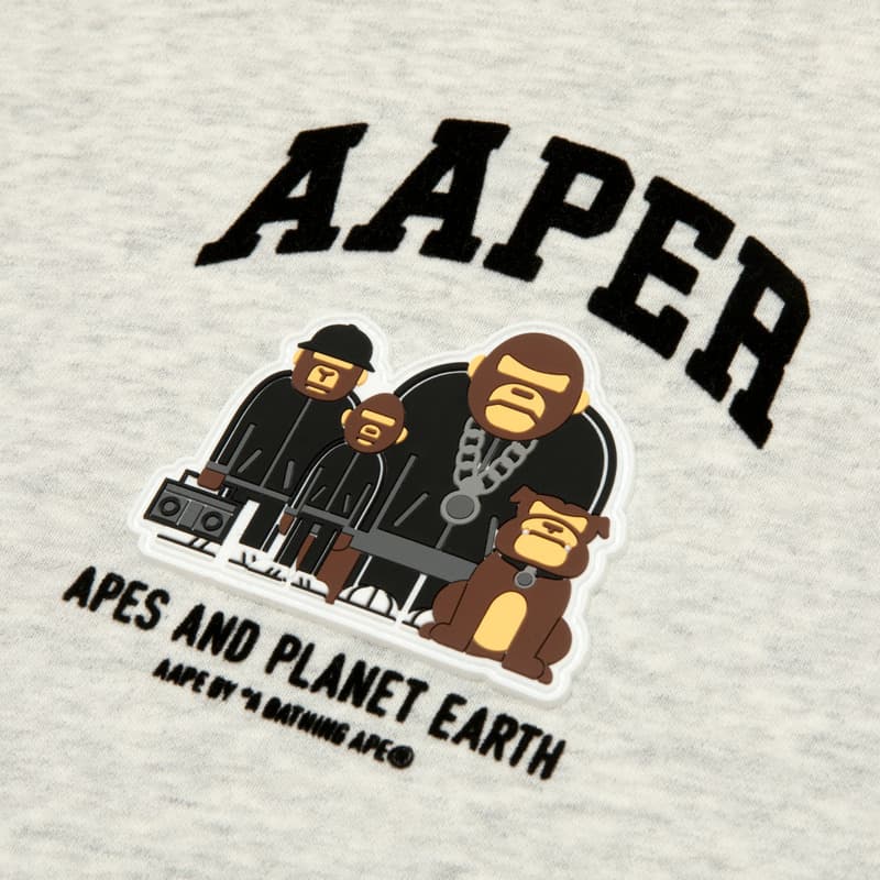 Aape graphic-print hoodie