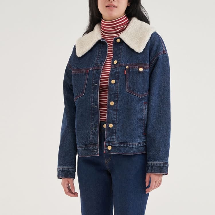 Levis Denim Jacket Denim Blue