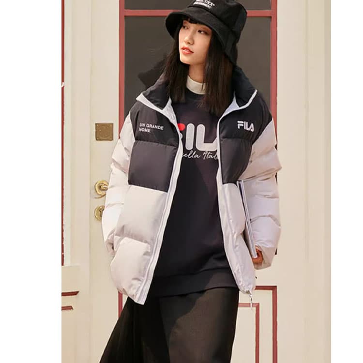 FILA Down Jacket Winter Standard White