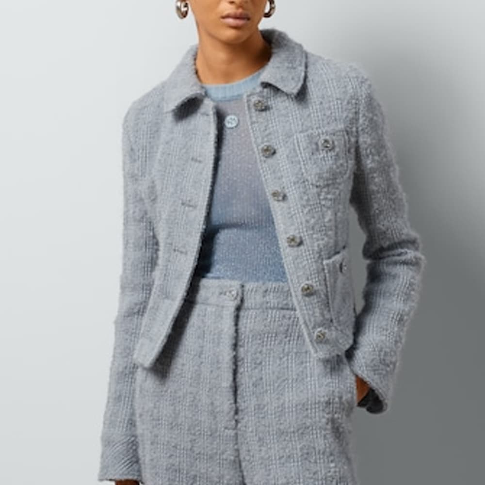 GUCCI Tweed ButtonUp Blazer