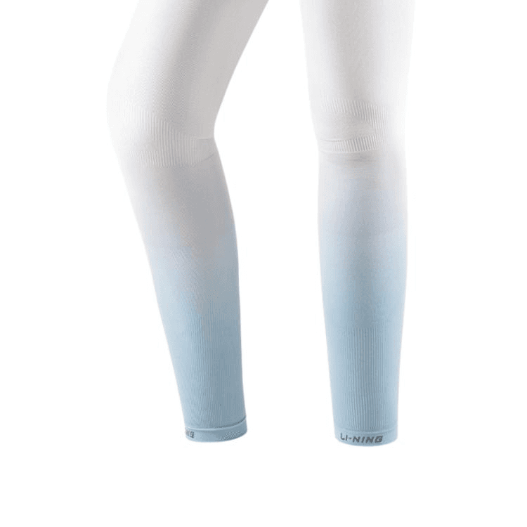 Li Ning Original Design Ice Silk, Polyamide, Elastane Sun Protection Leg Covers Blue