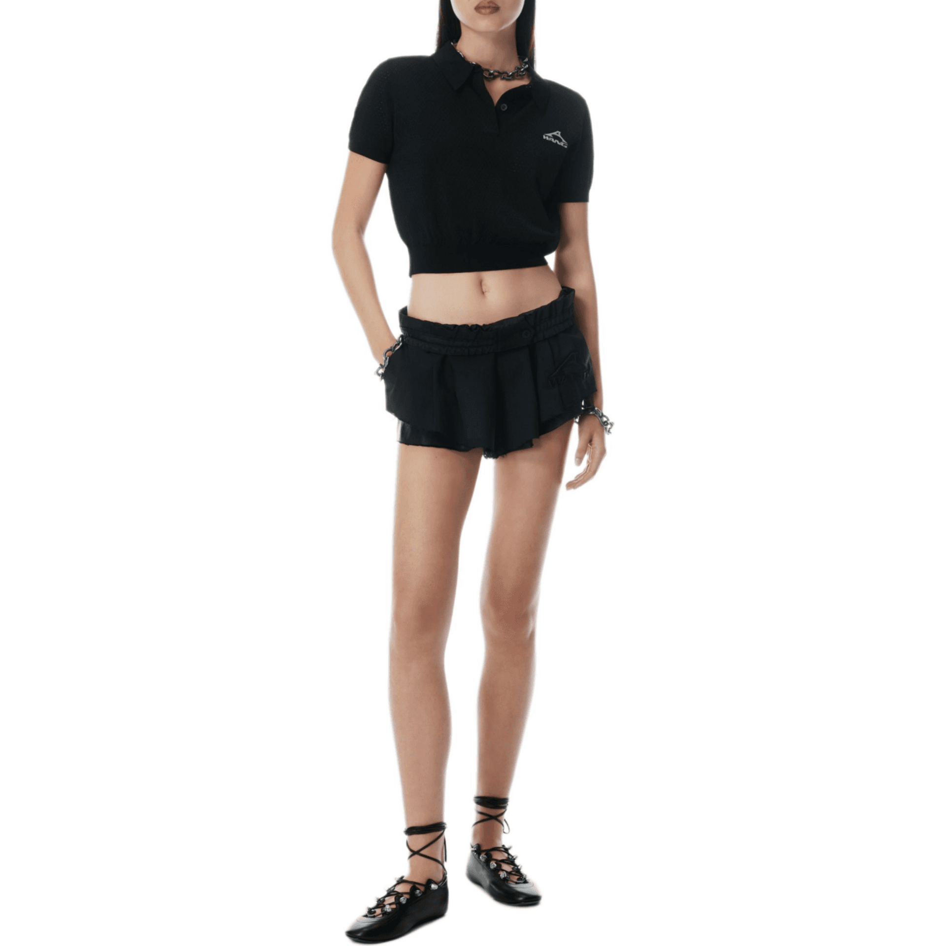 Alexander Wang logoprint polo shirt