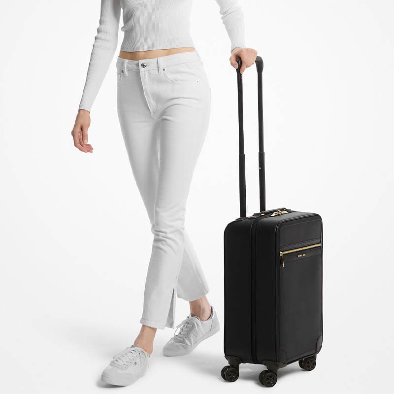 MICHAEL KORS Coated Canvas Trolley Bag Black