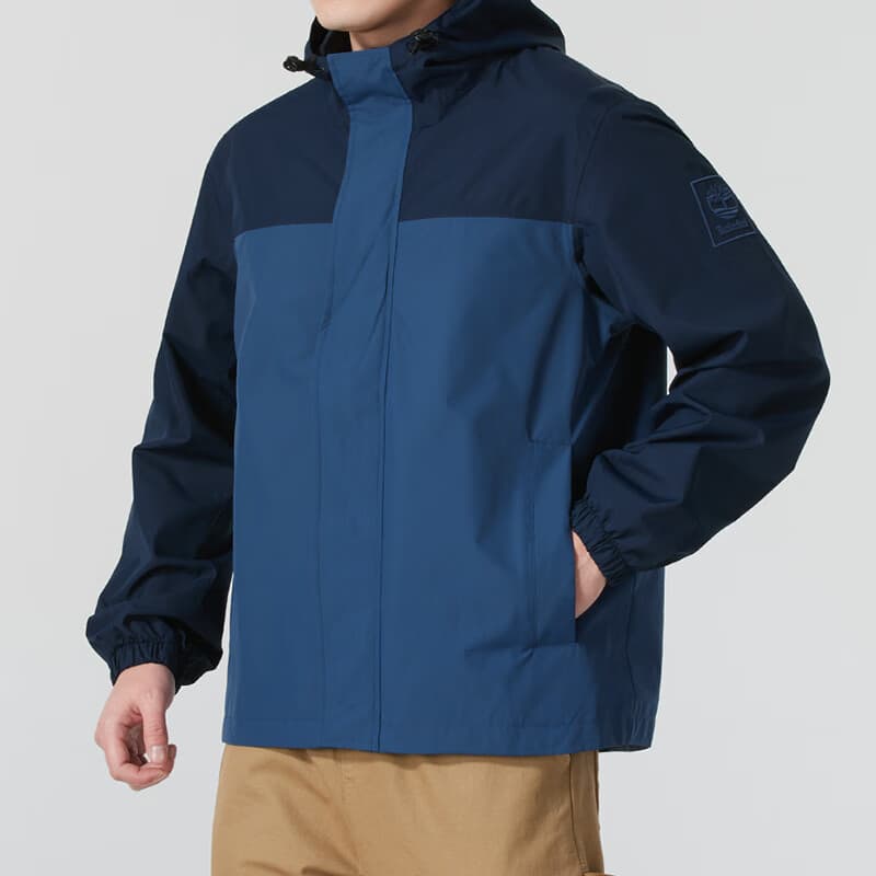 Timberland Waterproof, Windproof, Breathable Windbreaker Jacket Blue