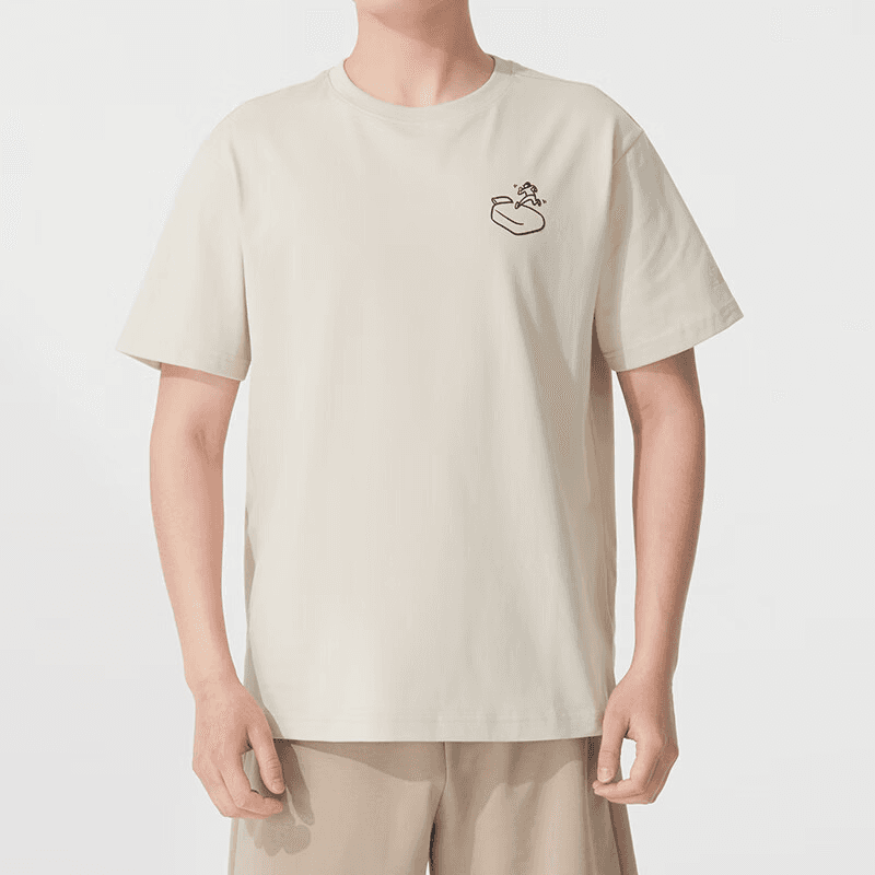 New Balance T Shirt Khaki