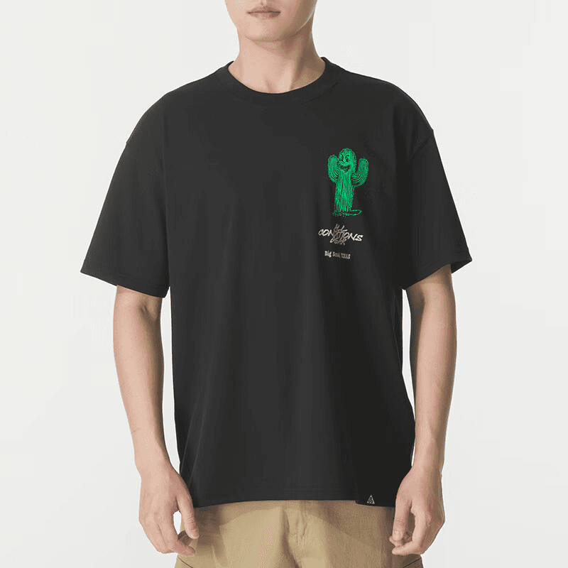 Nike ACG TShirts Black Crew Neck Moderate