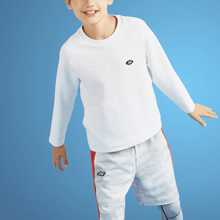 Skechers Sweatshirt Bright White Kids'
