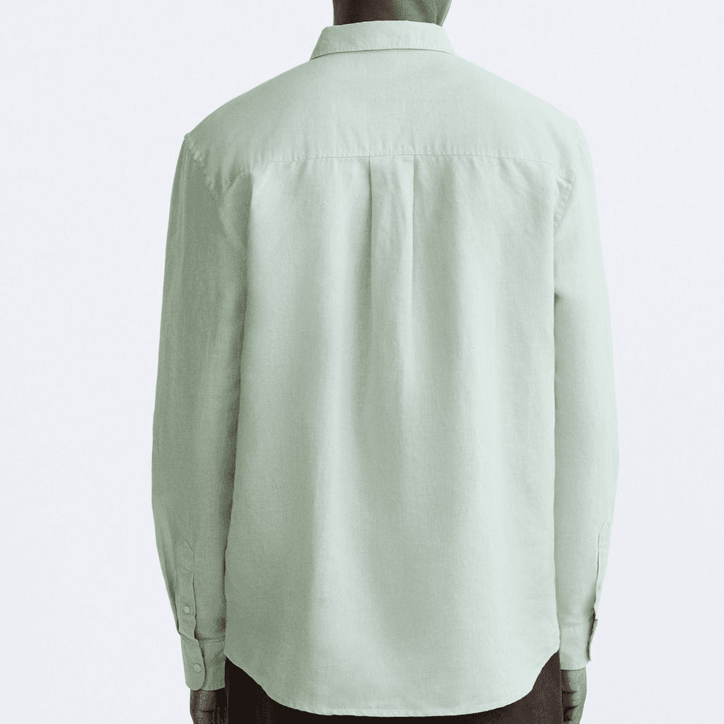 ZARA Shirts Lake Green Lapel Moderate Other