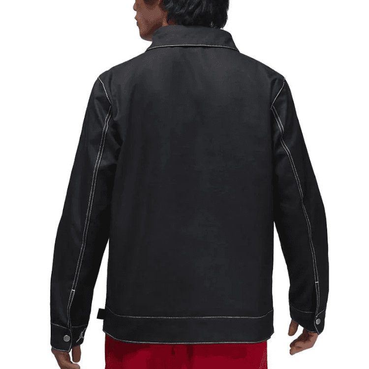 Jordan Jackets Black Lapel Moderate Straight Fit