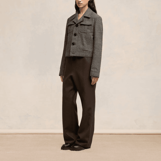 AMIPARIS Paris Long Sleeved Buttoned Jacket
