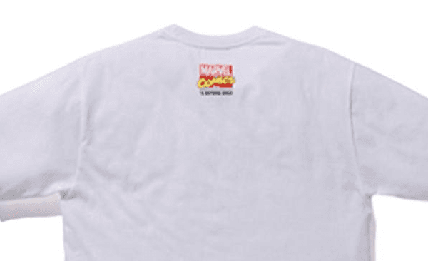 Bape X Marvel Comics Camo Back Widow Tee