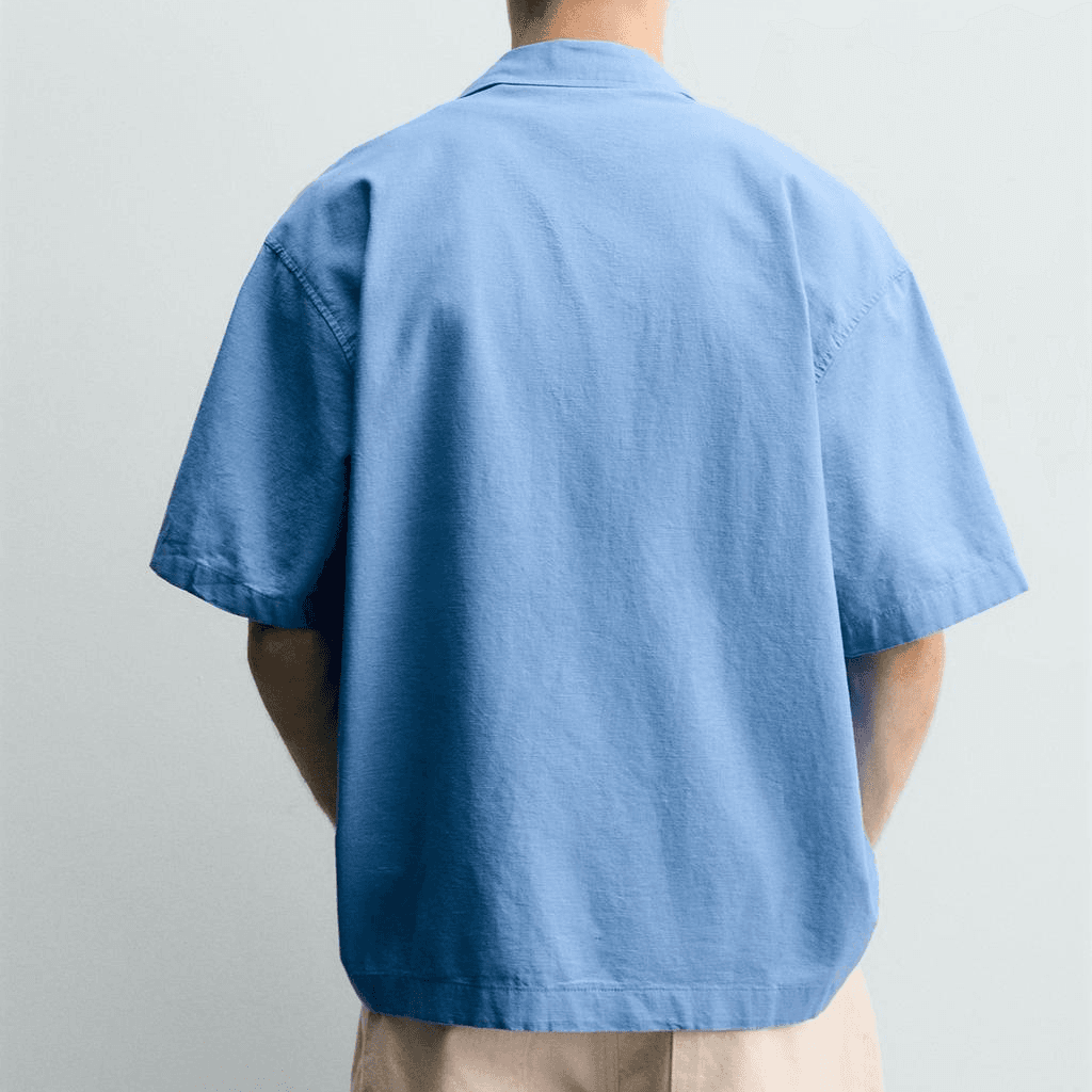ZARA Shirts Blue Moderate
