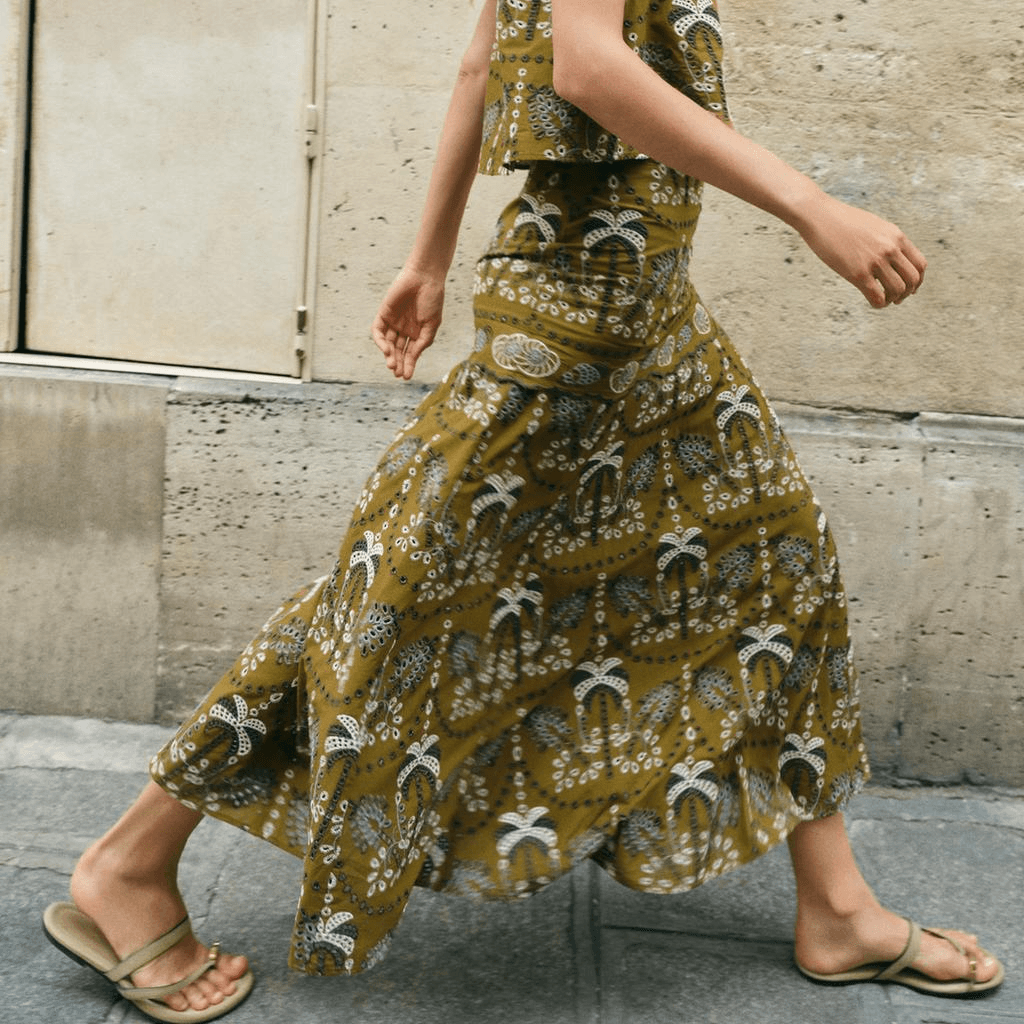 ZARA Long Multicolor Moderate Long Skirt Other