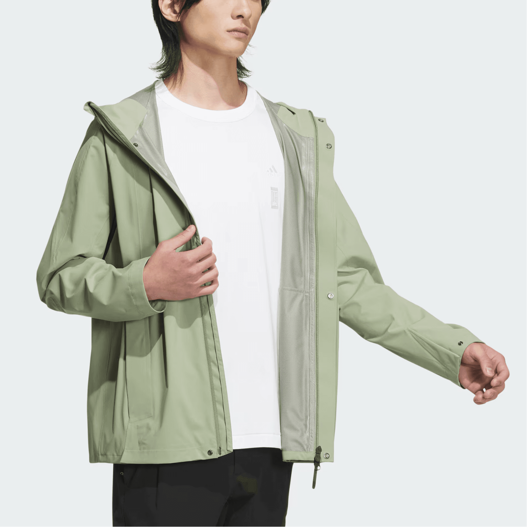 Adidas Wuji Series Waterproof, Windproof, Breathable Windbreaker Jacket Tent Green