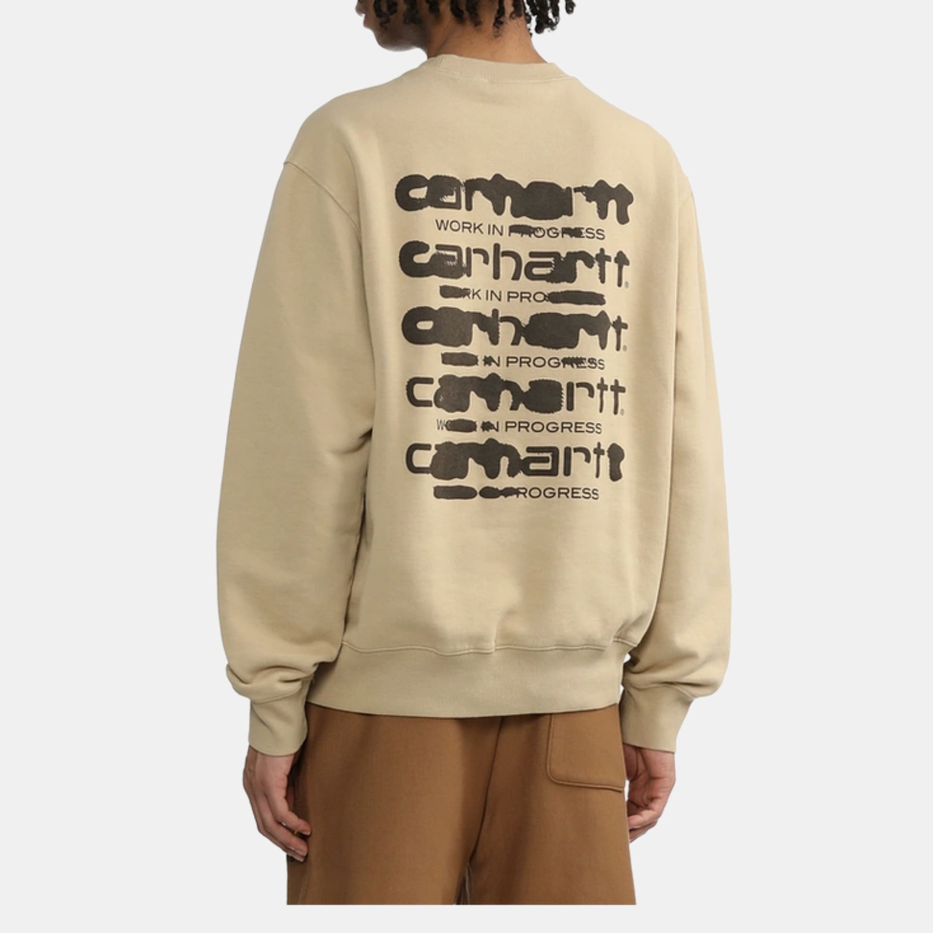 Carhartt WIP Sweatshirts Khaki Crew Neck Moderate