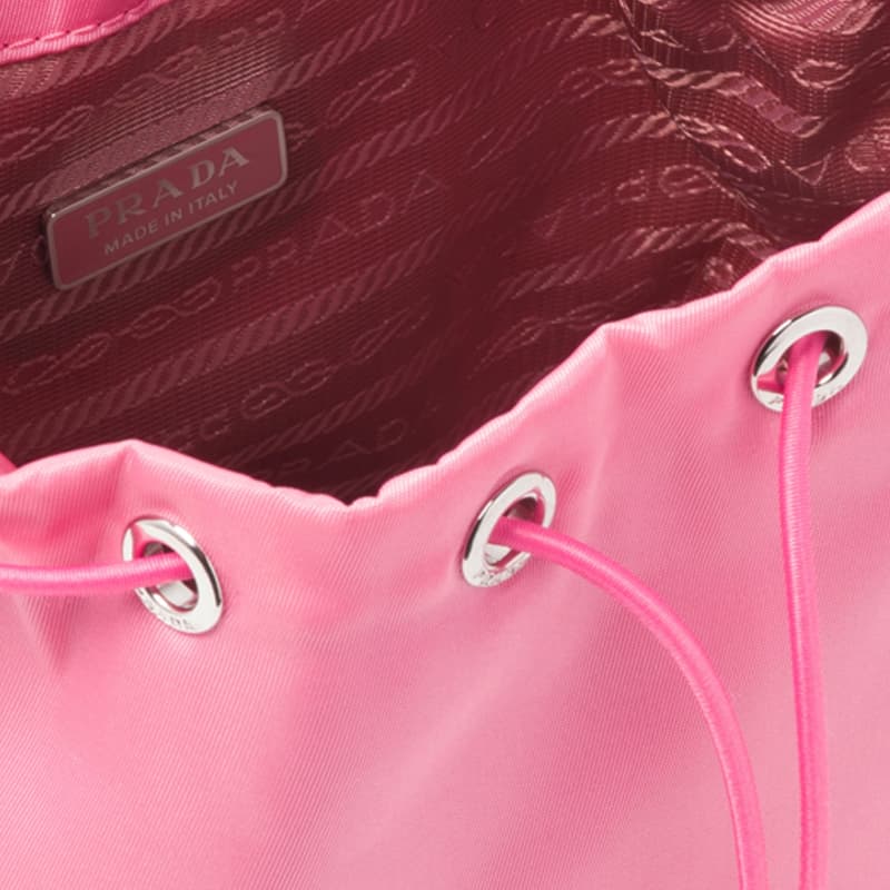 PRADA Nylon Makeup Bag Toiletry Bag Begonia Pink