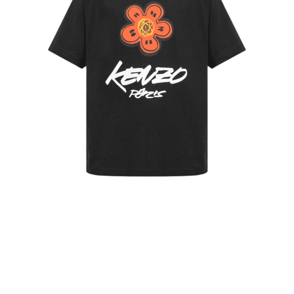 KENZO Logo Printed Crewneck T Shirt