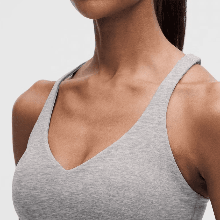 Lululemon Align Yoga Tank Tops Mixed Color Medium Gray/HCMG Vneck Other