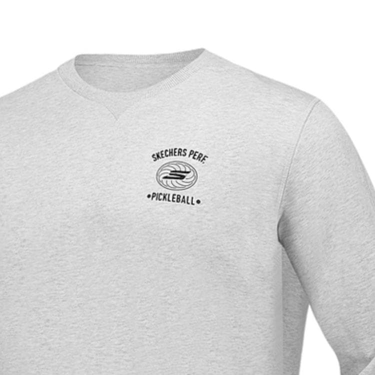 Skechers Sweatshirt Fine Grained Pattern Gray