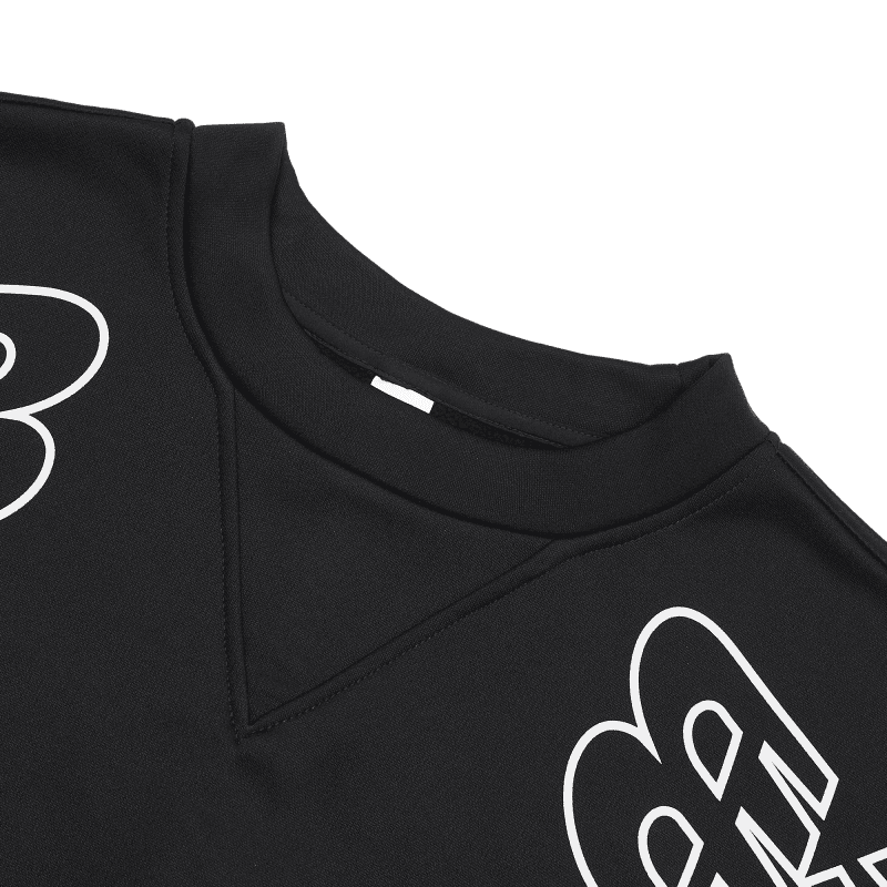 New Balance Knitted Fabric Sweatshirt Black