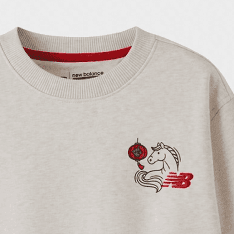 New Balance Sweatshirts Crew Neck Moderate Stretch