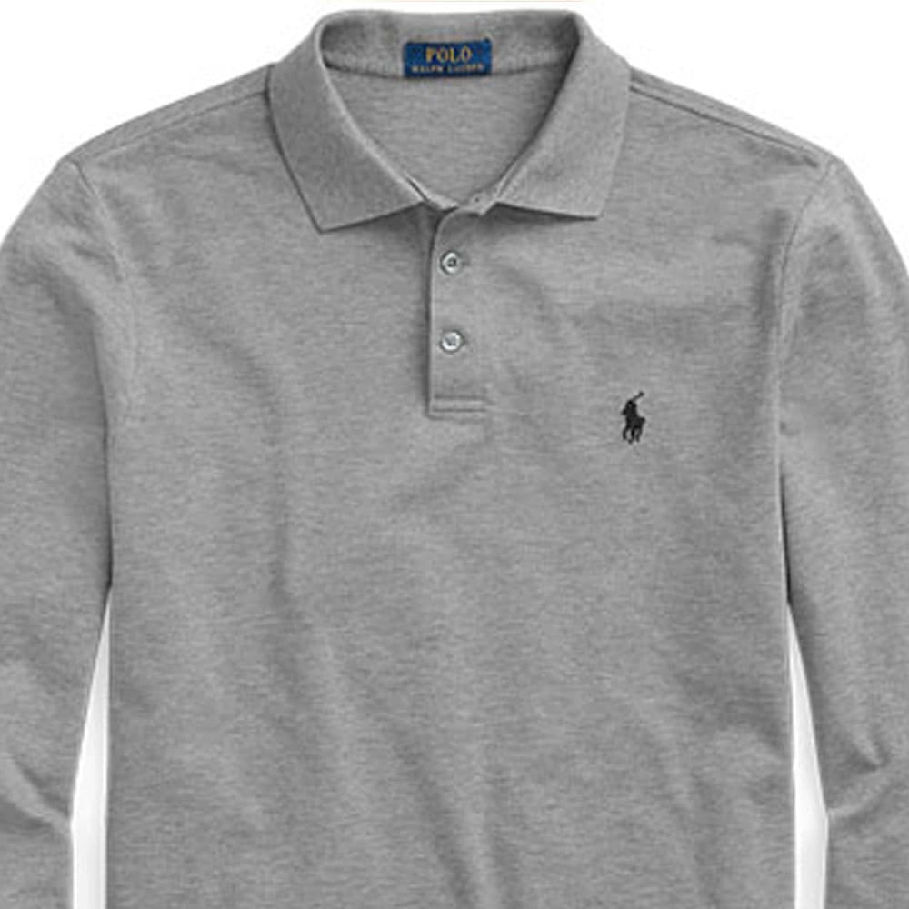 Polo Ralph Lauren Polo Shirt Custom Slim Fit Gray