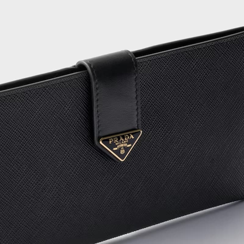PRADA Cow Wallet Black