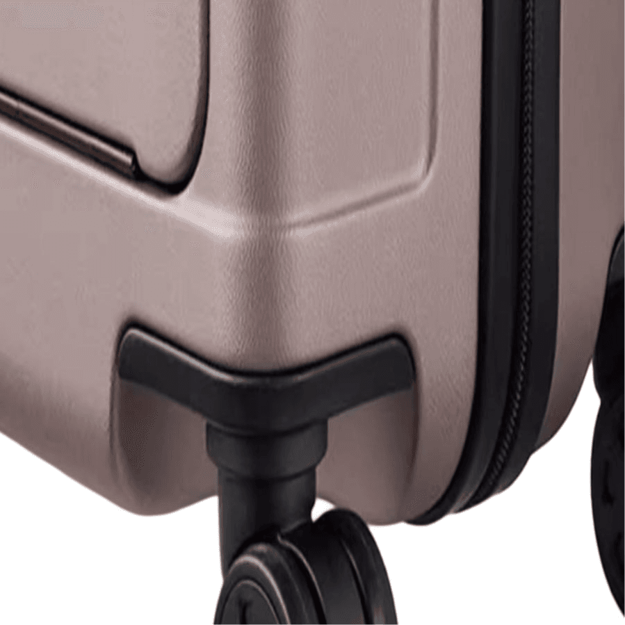 MUJI Polycarbonate Trolley Bag 20 Inch Beige/Black
