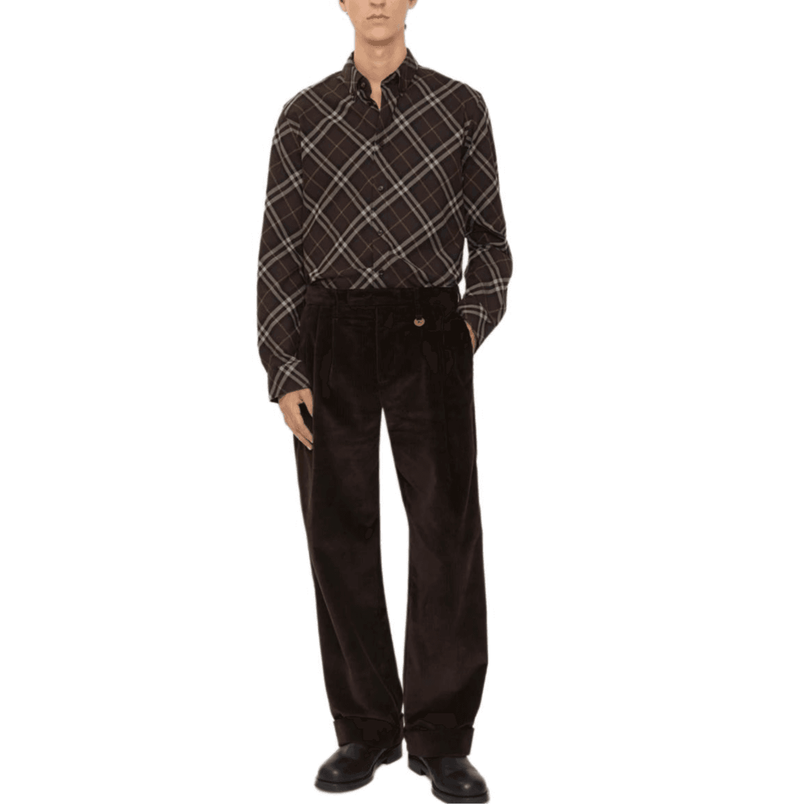 Burberry StraightLeg Corduroy Trousers