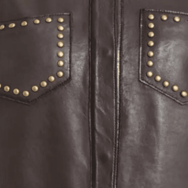 PAROSH Jackets Brown Lapel Moderate