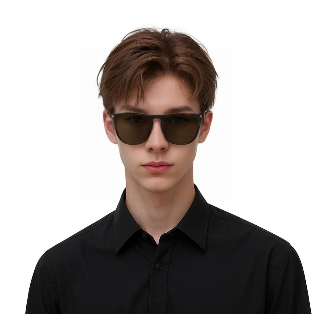 GUCCI Oval Sunglasses Tortoiseshell