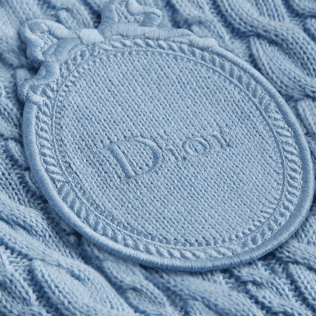 DIOR Sweaters Blue Crew Neck Moderate