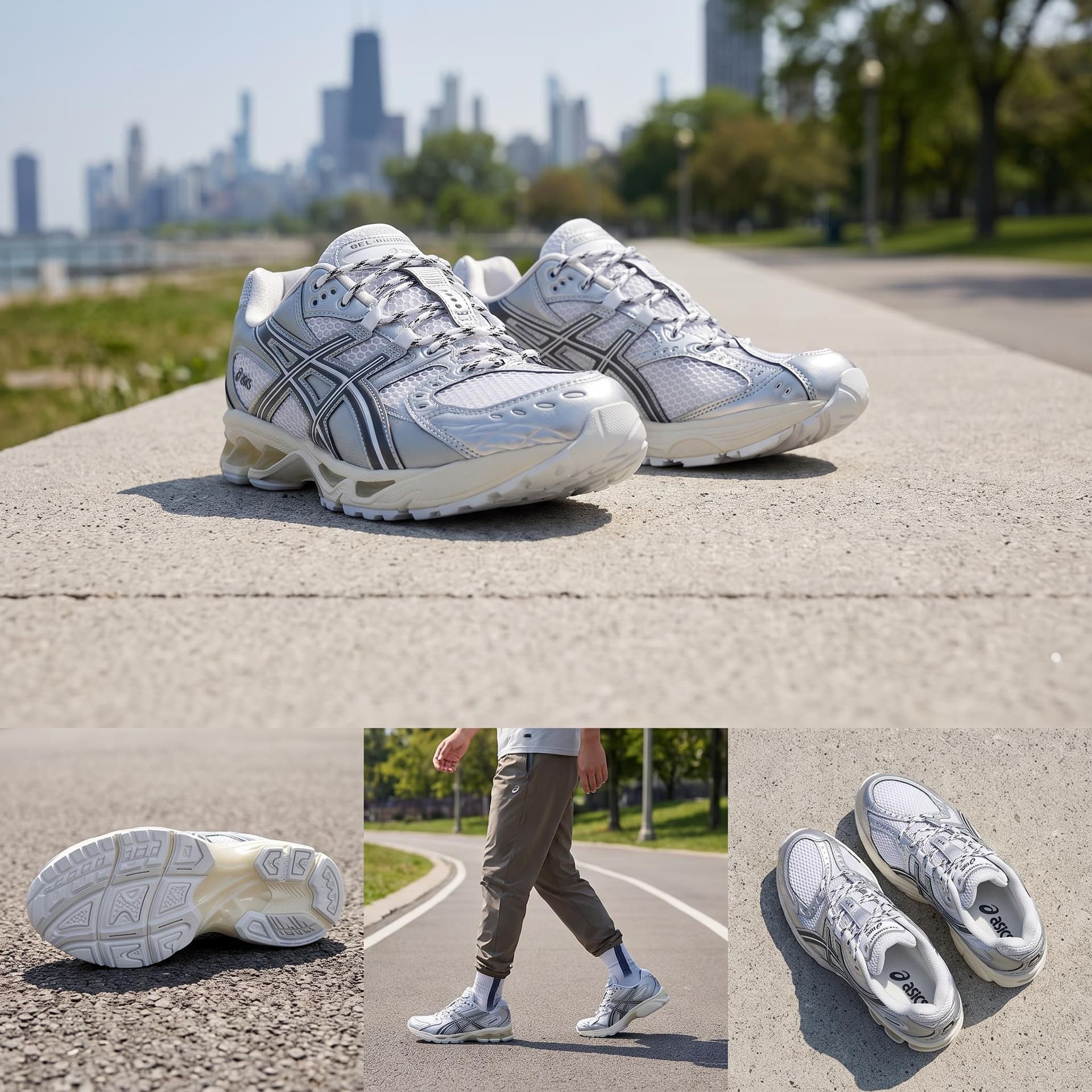 ASICS GEL Nimbus 10.1 White Silver