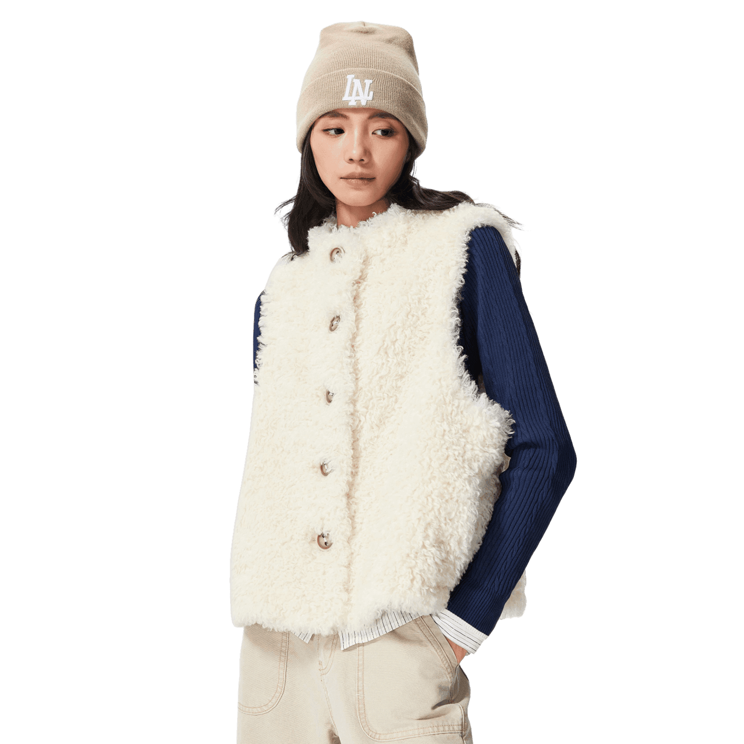 LiNing Vests Vanilla White Moderate